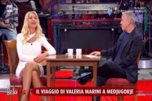 Valeria Marini ospite a bellamà con Diaco